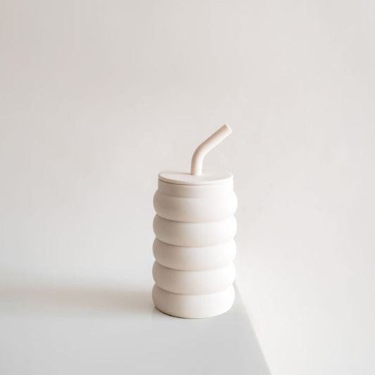 Tall Bubble Cup with Straw (Oatmilk)